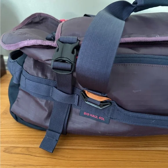 REI Purple and Navy Duffel Bag / Backpack - Picture 4 of 9